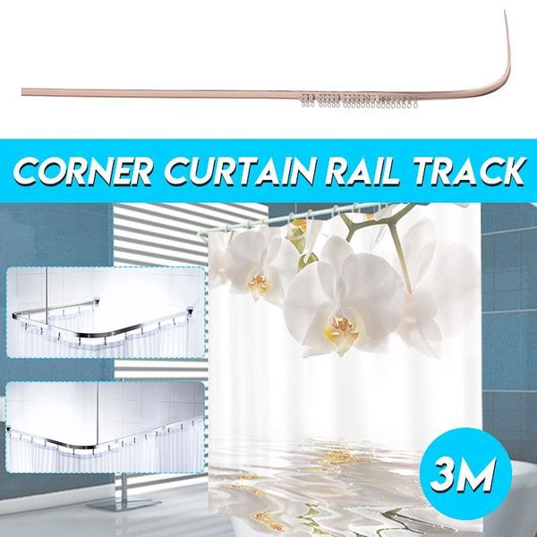 shower curtains 3m aluminum alloy flexible adjustable u l shape corner curtain pole rail track extendable rod
shower curtains 3m aluminum alloy flexible adjustable u l shape corner curtain pole rail track extendable rod