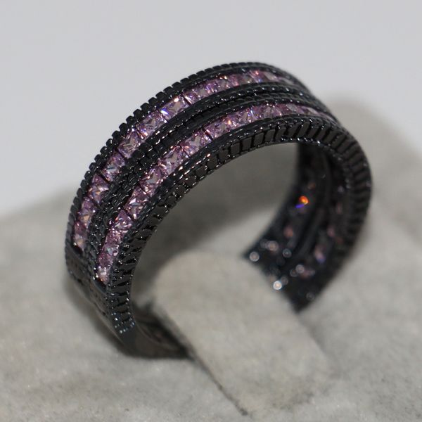 wholesale- handmade vintage jewelry 14kt black gold filled princess cut pink sapphire prong gemstones cz 3 in 1 women wedding band ring set, Slivery;golden
wholesale- handmade vintage jewelry 14kt black gold filled princess cut pink sapphire prong gemstones cz 3 in 1 women wedding band ring set, Slivery;golden