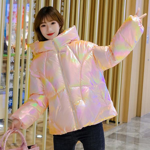 women's down & parkas 2021 winter jacket women short hooded coat fashion colorful bright fabric jackets autumn warm puffer, Black
women's down & parkas 2021 winter jacket women short hooded coat fashion colorful bright fabric jackets autumn warm puffer, Black