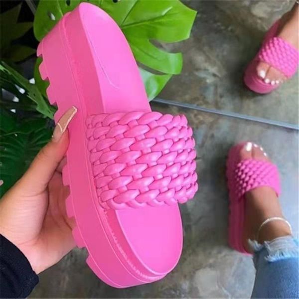 slippers 2021 summer fashion red sandals open toe woven heel thick outdoor beach women's platform, Black
slippers 2021 summer fashion red sandals open toe woven heel thick outdoor beach women's platform, Black