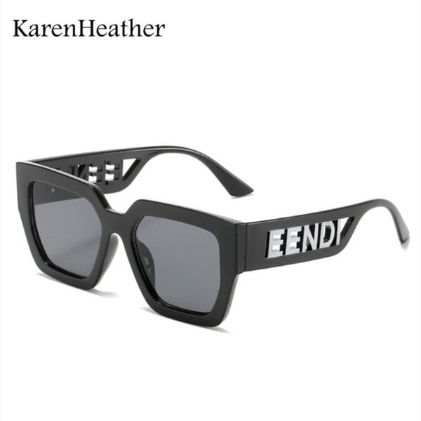 sunglasses retro square for women with letters vintage big frame fashion luxury designer sun glasses uv400 eyewear trending, White;black 
sunglasses retro square for women with letters vintage big frame fashion luxury designer sun glasses uv400 eyewear trending, White;black