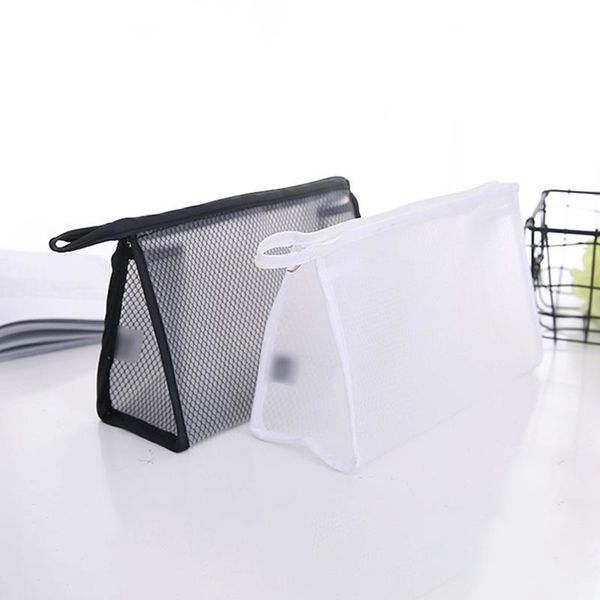 storage bags waterproof semi-transparent mesh cosmetic bag large capacity makeup brush lipstick toiletry travel organizer
storage bags waterproof semi-transparent mesh cosmetic bag large capacity makeup brush lipstick toiletry travel organizer