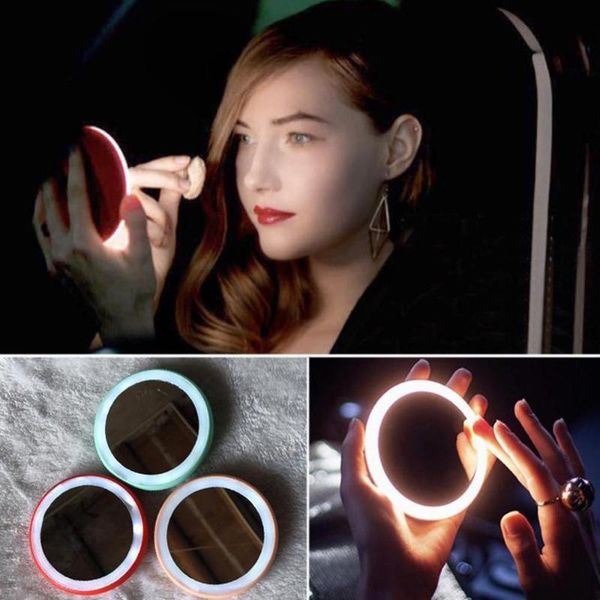 compact mirrors portable handheld mini cosmetic led light with makeup mirror beauty tools for wear
compact mirrors portable handheld mini cosmetic led light with makeup mirror beauty tools for wear