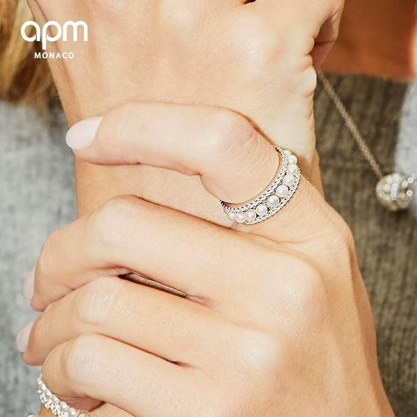 cluster rings french pearl ring 925 pure silver micro inlaid zircon exquisite fashion elegant personality high grade women, Golden;silver
cluster rings french pearl ring 925 pure silver micro inlaid zircon exquisite fashion elegant personality high grade women, Golden;silver