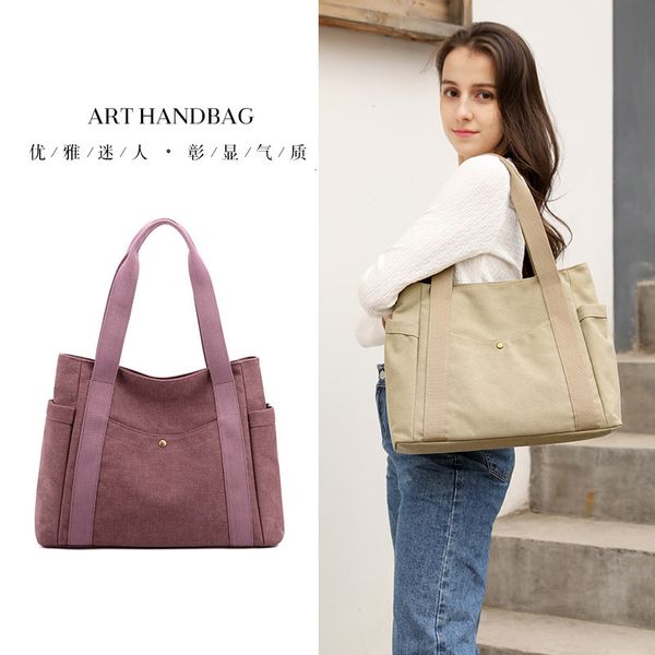 women's one shoulder backpack, light and wear resistant canvas large capacity outdoor shopping, commuting bag, versatile handbag
women's one shoulder backpack, light and wear resistant canvas large capacity outdoor shopping, commuting bag, versatile handbag