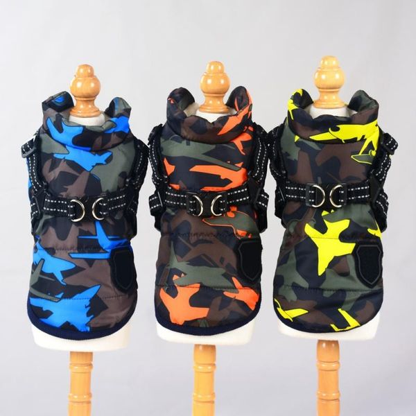 dog apparel pet walking costume with harness sleeveless cotton padded outdoor camouflage chest strap cloth vest
dog apparel pet walking costume with harness sleeveless cotton padded outdoor camouflage chest strap cloth vest