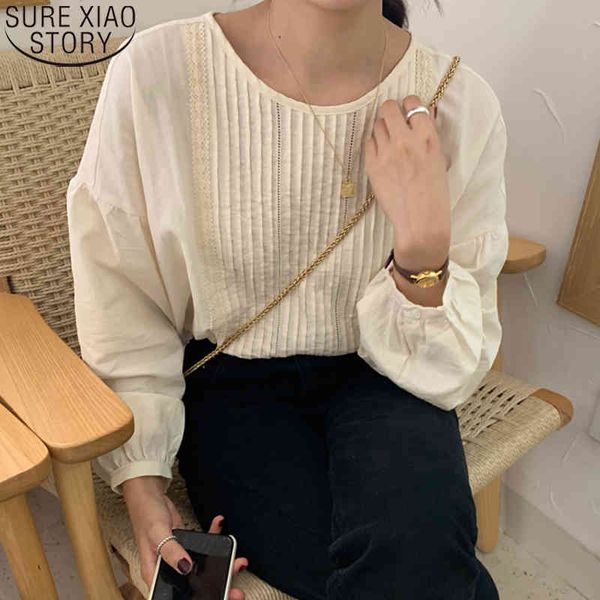 elegant fashion apricot pleated blouse o-neck cotton korean plus size office lady casual long sleeve shirt 11457 210417, White
elegant fashion apricot pleated blouse o-neck cotton korean plus size office lady casual long sleeve shirt 11457 210417, White