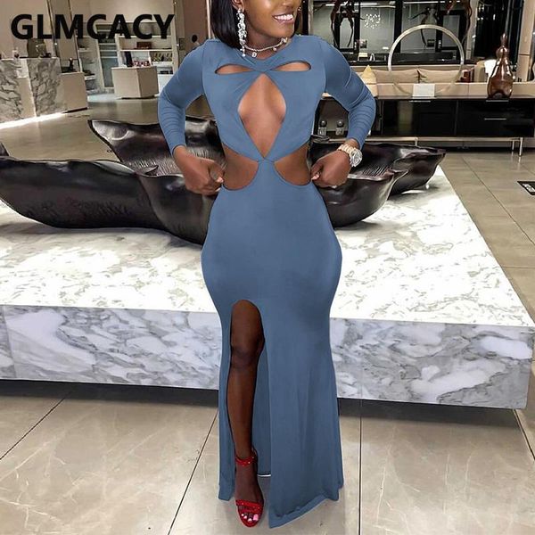 casual dresses women long sleeve cut out slim maxi dress elegant evening party slit, Black;gray
casual dresses women long sleeve cut out slim maxi dress elegant evening party slit, Black;gray