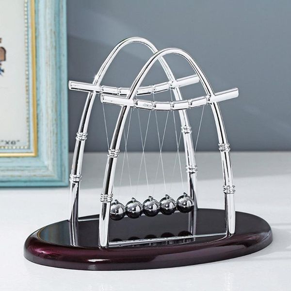 decorative objects & figurines 1pcs ton's cradle desk table decor metal pendulum ball ton physics science steel balance home
decorative objects & figurines 1pcs ton's cradle desk table decor metal pendulum ball ton physics science steel balance home