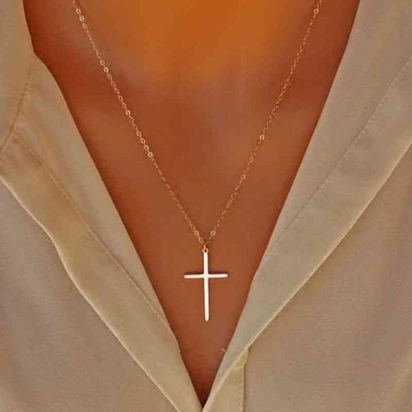 cross necklace simple necklaces jesus women chain ladies pendant girls jewelry yellow gold color vintage european metal collares, Silver
cross necklace simple necklaces jesus women chain ladies pendant girls jewelry yellow gold color vintage european metal collares, Silver