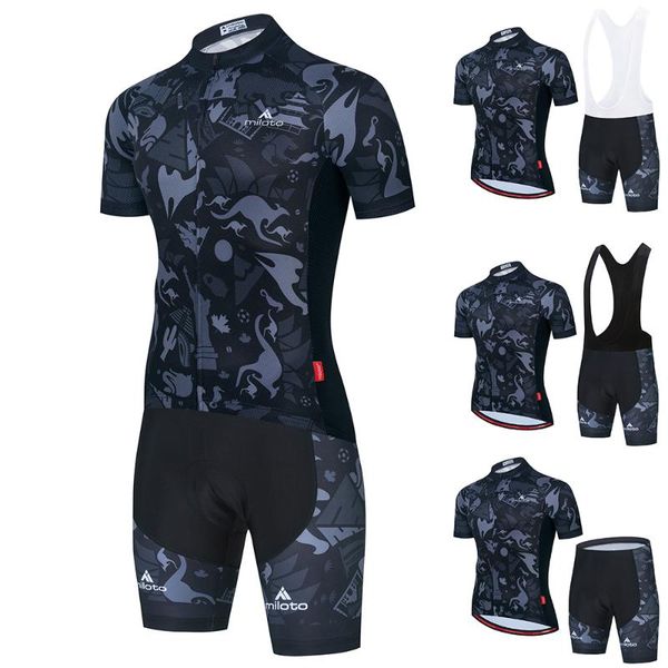 racing sets miloto men cycling jersey mtb bicycle clothes female ciclismo short sleeve road bike clothing riding pro team jerseys mujer, Black;blue
racing sets miloto men cycling jersey mtb bicycle clothes female ciclismo short sleeve road bike clothing riding pro team jerseys mujer, Black;blue
