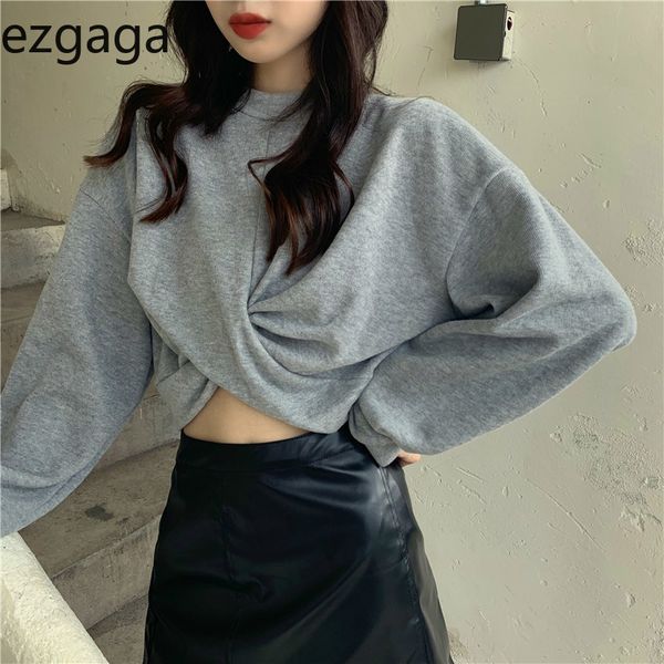 ezgaga oversized sweatshirt women fashion o-neck long sleeve baggy solid outwear korean chic crop streetwear bluza damska 210430, Black
ezgaga oversized sweatshirt women fashion o-neck long sleeve baggy solid outwear korean chic crop streetwear bluza damska 210430, Black
