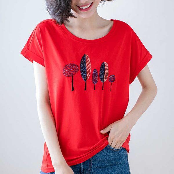 sequined t-shirt geometric embroidery t women summer cotton tshirt female plus size womens clothing tee femme 210615, White
sequined t-shirt geometric embroidery t women summer cotton tshirt female plus size womens clothing tee femme 210615, White