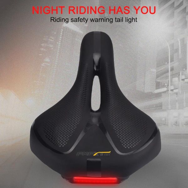 bike saddles bicycle saddle cushion soft thicken waterproof mountain seat pu leather breathable with taillight
bike saddles bicycle saddle cushion soft thicken waterproof mountain seat pu leather breathable with taillight