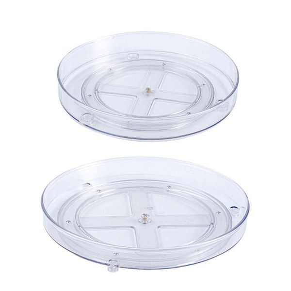 hooks & rails transparent multifunctional 360° rotation rack round plastic turntable spice organizer cosmetics storage shelf
hooks & rails transparent multifunctional 360° rotation rack round plastic turntable spice organizer cosmetics storage shelf