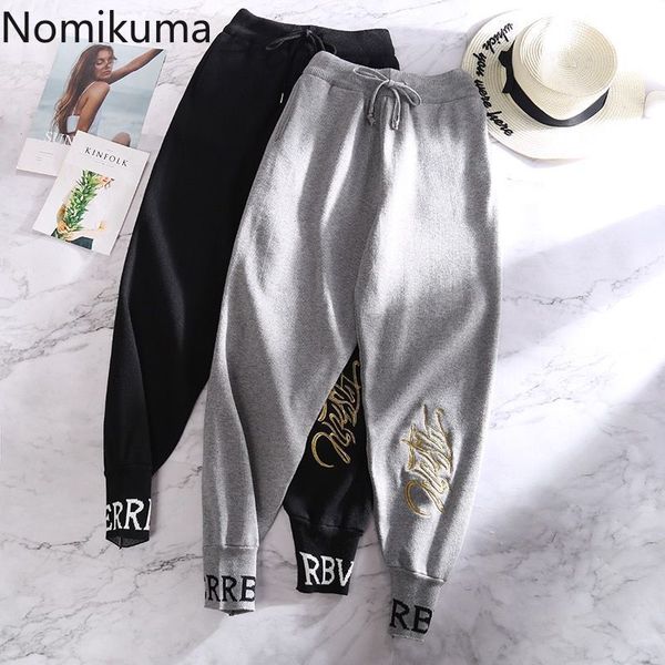 nomikuma embroidery casual loose sweatpants women knitted high waist harem pants female leisure daily all-match pantalones 3d167 210514, Black;white
nomikuma embroidery casual loose sweatpants women knitted high waist harem pants female leisure daily all-match pantalones 3d167 210514, Black;white