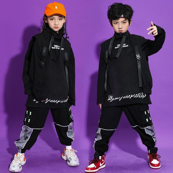 stage wear kid hip hop clothing sweatshirt tactical cargo pants sleeveless jacket vest for girls boys jazz dance costume clothes, Black;red
stage wear kid hip hop clothing sweatshirt tactical cargo pants sleeveless jacket vest for girls boys jazz dance costume clothes, Black;red