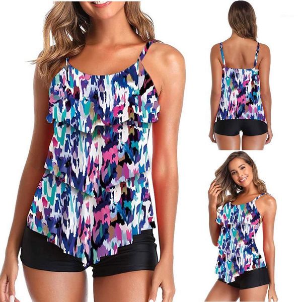 women's swimwear vintage women floral print ruffle push up monokini tankini halter spaghetti strap swimsuit, White;black
women's swimwear vintage women floral print ruffle push up monokini tankini halter spaghetti strap swimsuit, White;black