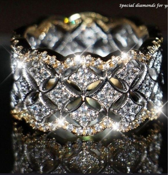 wedding rings shining gold color white stars fashion engagement band ring for women jewelry, Slivery;golden
wedding rings shining gold color white stars fashion engagement band ring for women jewelry, Slivery;golden