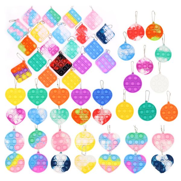 fidget pendant toys keychains simple dimple push bubble decompression toy trinket finger sensory tie-dye balls silicone key ring pendants st
fidget pendant toys keychains simple dimple push bubble decompression toy trinket finger sensory tie-dye balls silicone key ring pendants st
