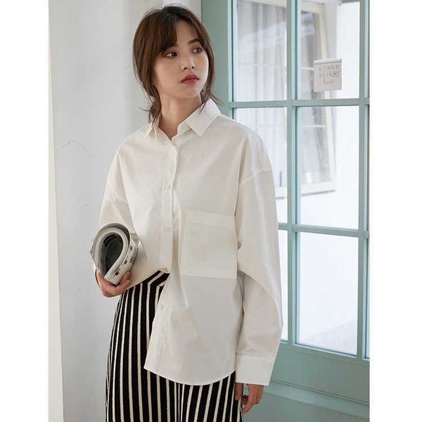make firm offers small contracted large pockets joker white shirts washed loose cotton long sleeve shirt 210706
make firm offers small contracted large pockets joker white shirts washed loose cotton long sleeve shirt 210706