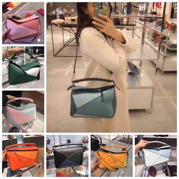 handbag hookloewe / luo yiwei puzzle small geometric versatile folding splicing leather hand shoulder women's bagluggage tag
handbag hookloewe / luo yiwei puzzle small geometric versatile folding splicing leather hand shoulder women's bagluggage tag