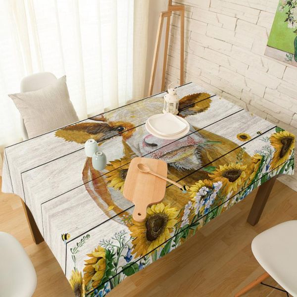 table cloth american style sunflower cow vintage dining chair cover kitchen tablecloth modern home decor manteles
table cloth american style sunflower cow vintage dining chair cover kitchen tablecloth modern home decor manteles