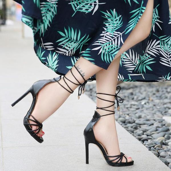 arrival women sandals summer pointed toe high heel 11cm shoes cross strap stilettos slingback wedding dress, Black
arrival women sandals summer pointed toe high heel 11cm shoes cross strap stilettos slingback wedding dress, Black