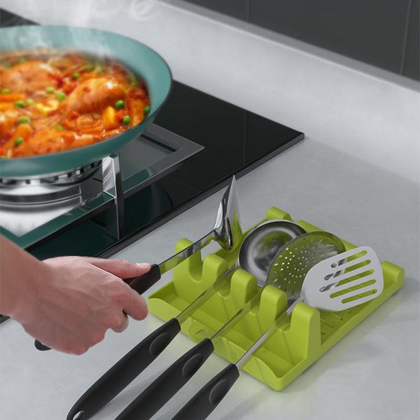 multifunction kitchen bottle spoons holders fork spatula rack shelf organizer plastic chopsticks rest non-slip pad tools storage & organizat
multifunction kitchen bottle spoons holders fork spatula rack shelf organizer plastic chopsticks rest non-slip pad tools storage & organizat