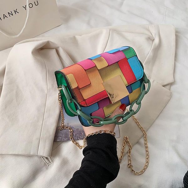 evening bags trend 2021 colorful crossbody bag for women fashion chains pillow handbag underarm pu leather panalled design messenger
evening bags trend 2021 colorful crossbody bag for women fashion chains pillow handbag underarm pu leather panalled design messenger