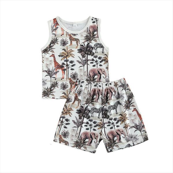 1 4years fashion toddler kids boys summer clothes children casual outfits sleeveless cartoon animal print vest shorts sets, White
1 4years fashion toddler kids boys summer clothes children casual outfits sleeveless cartoon animal print vest shorts sets, White