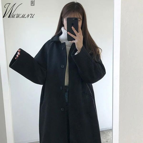 women's wool & blends korean fashion winter thicken coats women casual lapel black warm student basic loose plus size cashmere outerwea
women's wool & blends korean fashion winter thicken coats women casual lapel black warm student basic loose plus size cashmere outerwea