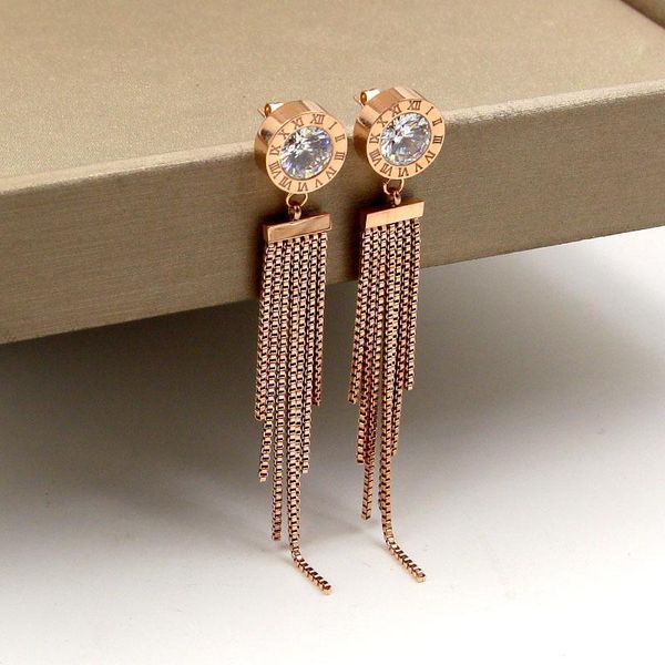 fashion people titanium steel anti-allergic tassel earrings roman digital hanging double circle ke804 stud, Golden;silver
fashion people titanium steel anti-allergic tassel earrings roman digital hanging double circle ke804 stud, Golden;silver