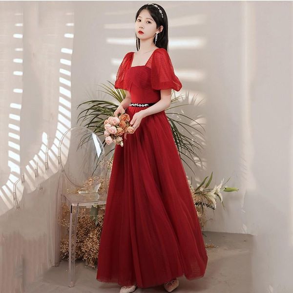 ethnic clothing mesh pleated bride wedding dress maxi burgundy luxury qipao lantern sleeve square collar cheongsam sashes elegant long vesti, Red
ethnic clothing mesh pleated bride wedding dress maxi burgundy luxury qipao lantern sleeve square collar cheongsam sashes elegant long vesti, Red