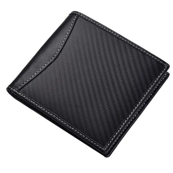 carbon fiber leather men's women wallet antinetic cowhide black wallets, Red;black
carbon fiber leather men's women wallet antinetic cowhide black wallets, Red;black