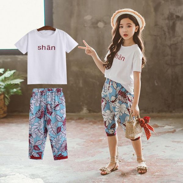 clothing sets korean style toddler girl clothes outfits children summer fashion letter tee t-shirt floral pants set vetement fille 3-12, White
clothing sets korean style toddler girl clothes outfits children summer fashion letter tee t-shirt floral pants set vetement fille 3-12, White