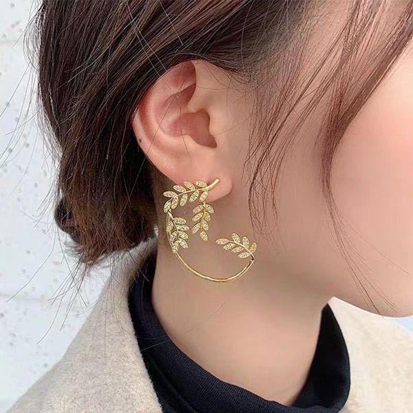 stud classic fashion romantic sweet leaf rhinestone elf ear hook earrings women's gift daily matching party korean, Golden;silver
stud classic fashion romantic sweet leaf rhinestone elf ear hook earrings women's gift daily matching party korean, Golden;silver