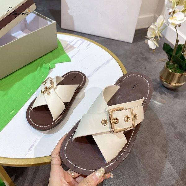 slippers ollymurs fashion real leather woman summer open toe buckle women shoes flat casual comfortable, Black
slippers ollymurs fashion real leather woman summer open toe buckle women shoes flat casual comfortable, Black