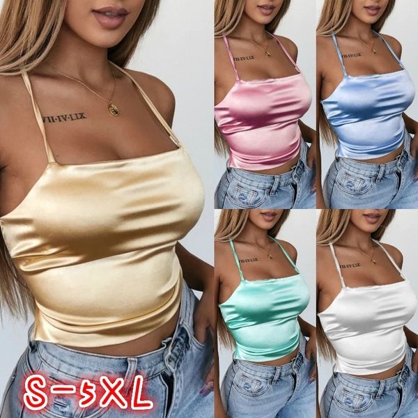 camisoles fashion vest summer pure color women's nightclub silk sling top, Black;white
camisoles fashion vest summer pure color women's nightclub silk sling top, Black;white
