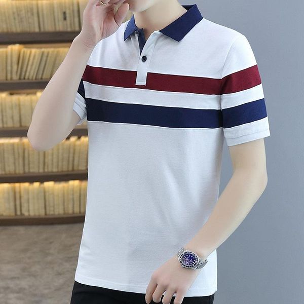 summer short men t-shirt small fresh trend men's loose hip hop lapel straight slim young tide all-match comfortable student t-shirts, White;black
summer short men t-shirt small fresh trend men's loose hip hop lapel straight slim young tide all-match comfortable student t-shirts, White;black