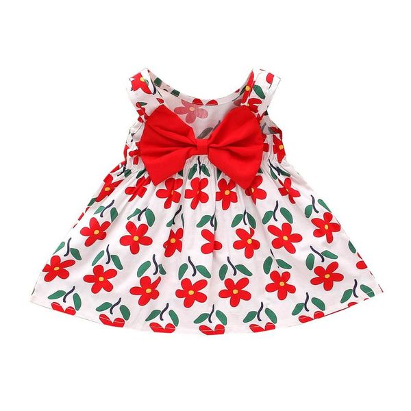 girl's dresses 12m-3t toddler baby girls summer dress sleeveless fashion floral printed bowknot princess for bag baby's clothing, Red;yellow
girl's dresses 12m-3t toddler baby girls summer dress sleeveless fashion floral printed bowknot princess for bag baby's clothing, Red;yellow