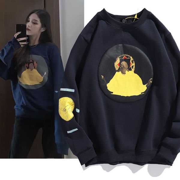 men's hoodies & sweatshirts autumn and winter around the neck of long sleeve sweatpants loose more size sweater brand kanye west clothe, Black
men's hoodies & sweatshirts autumn and winter around the neck of long sleeve sweatpants loose more size sweater brand kanye west clothe, Black