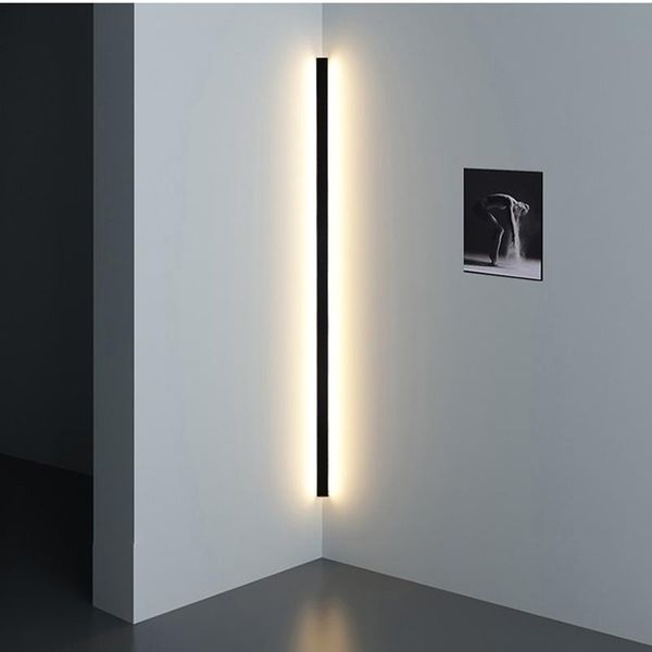 nordic minimalism long strip corner wall lamp simple modern living room bedroom creative design
nordic minimalism long strip corner wall lamp simple modern living room bedroom creative design
