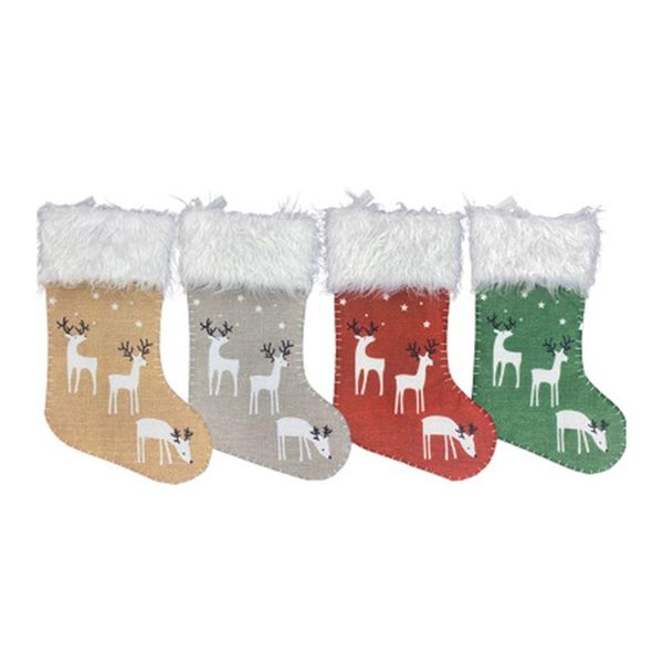 christmas decorations 4-piece set stocking ornaments candy gift bag imitation printing deer decoration
christmas decorations 4-piece set stocking ornaments candy gift bag imitation printing deer decoration