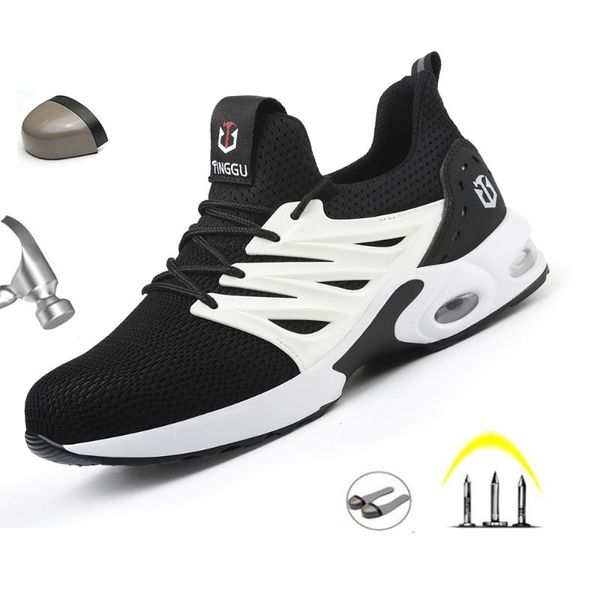 boots men's work safety shoes air mesh steel toe indestructible men and women puncture proof working, Black
boots men's work safety shoes air mesh steel toe indestructible men and women puncture proof working, Black