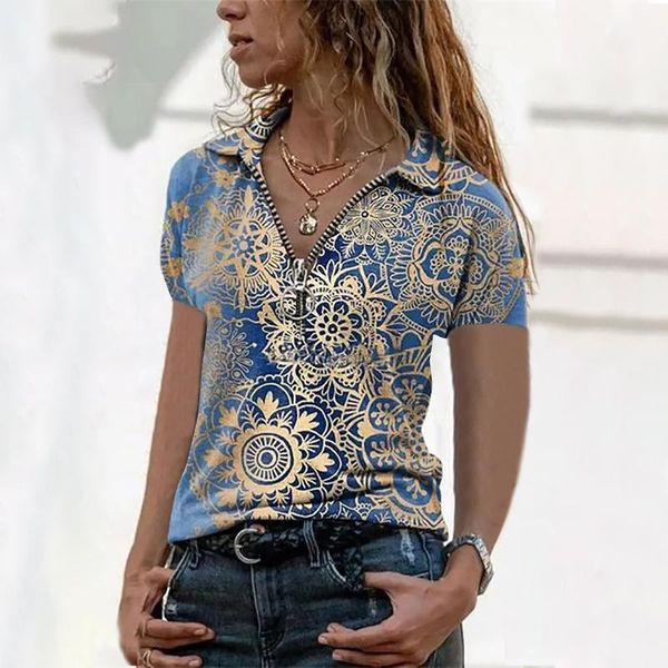 fashion women summer casual blouse loose v-neck turn down neck t-shirt floral printed zipper short sleeves women's sweaters, White;black
fashion women summer casual blouse loose v-neck turn down neck t-shirt floral printed zipper short sleeves women's sweaters, White;black