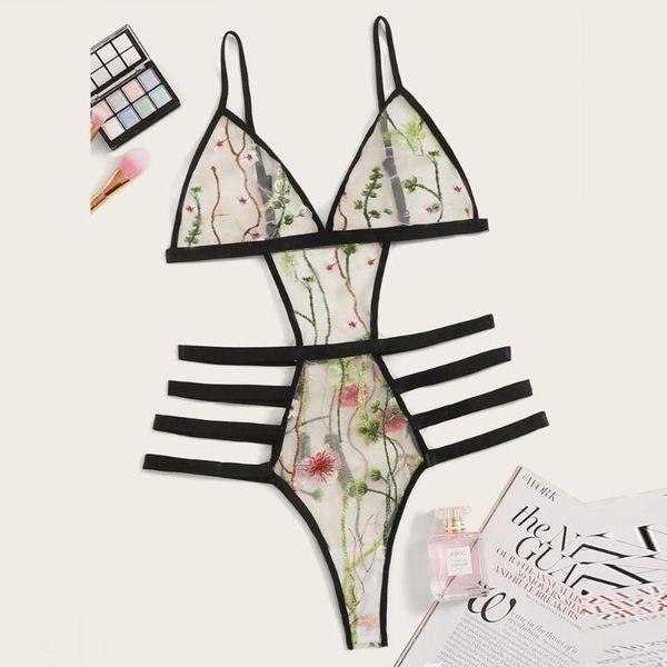 women's jumpsuits & rompers bodysuit women floral embroidery ladies hollow out mesh jumpsuit overalls sleepwear, Black;white
women's jumpsuits & rompers bodysuit women floral embroidery ladies hollow out mesh jumpsuit overalls sleepwear, Black;white