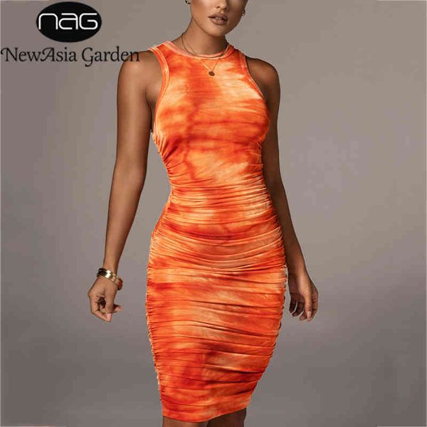 newasia ruched bodycon dress tie dye sleeveless summer beach stretch midi robe women casual streetwear fashion dresses 210413, Black;gray
newasia ruched bodycon dress tie dye sleeveless summer beach stretch midi robe women casual streetwear fashion dresses 210413, Black;gray