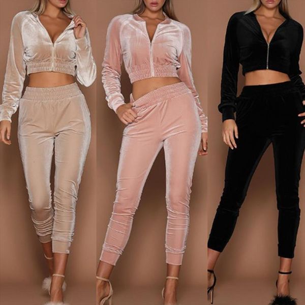 2pcs set tracksuit zipper womens pants two piece hoodies sweatshirt casual loose velvet sports jogging suit outfits, White
2pcs set tracksuit zipper womens pants two piece hoodies sweatshirt casual loose velvet sports jogging suit outfits, White