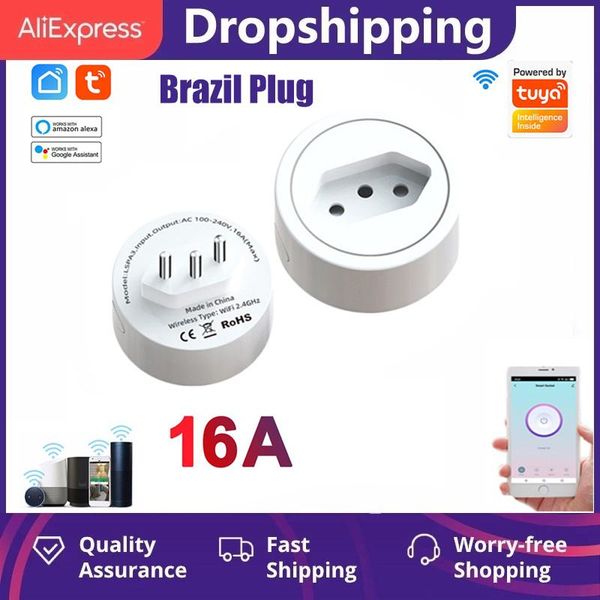 smart power plugs wifi plug 16a brazil socket outlet tuya app home for alexa google assistant voice control monitor timing
smart power plugs wifi plug 16a brazil socket outlet tuya app home for alexa google assistant voice control monitor timing